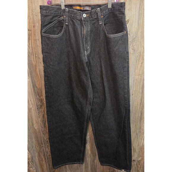 Levi's Other - Levi's SilverTab Denim Black Jeans (34x34) Baggy Straight Leg (VTG - CW 1Q/03)